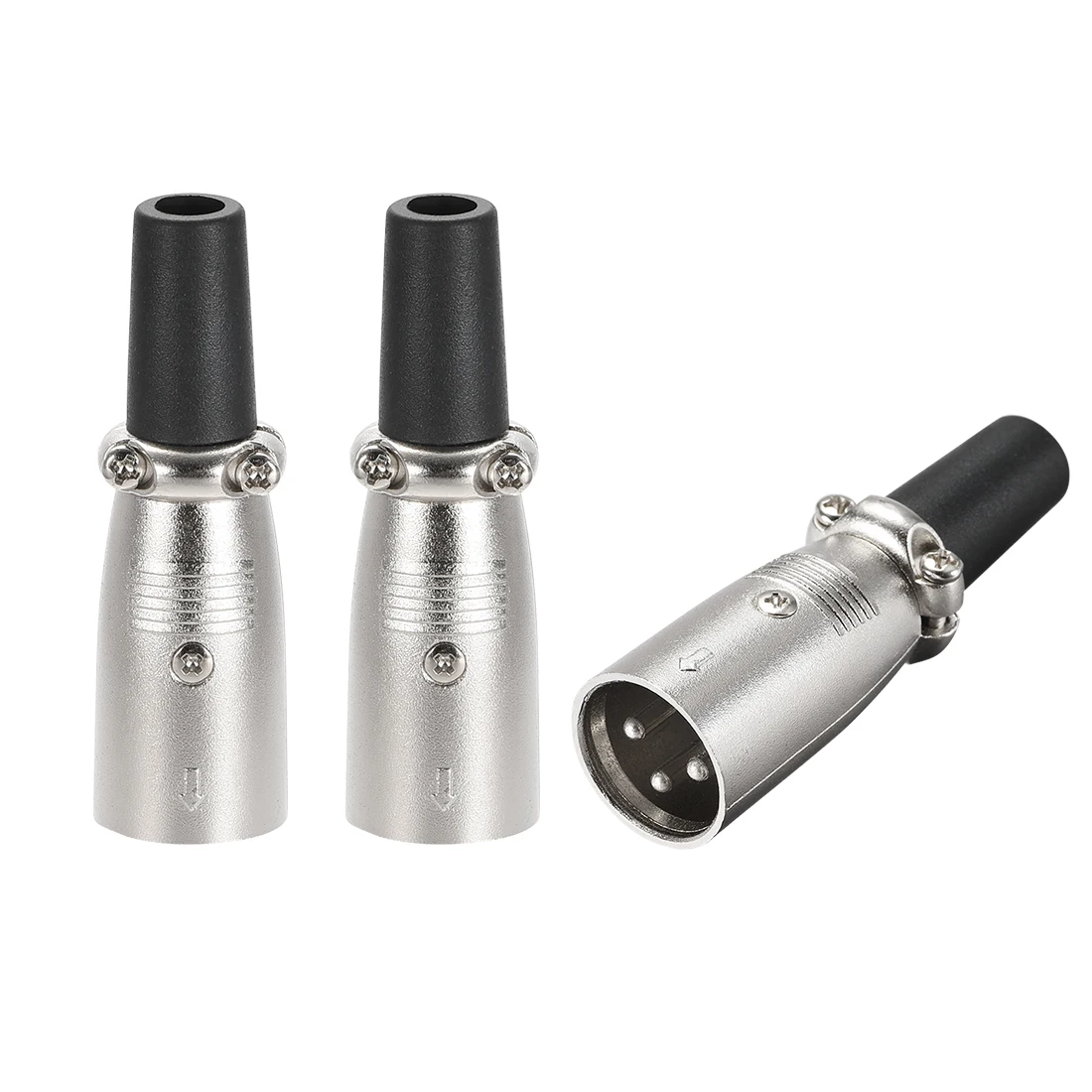 

uxcell 3-Pin XLR Connector Adapter ,Microphone XLR M-3pcs