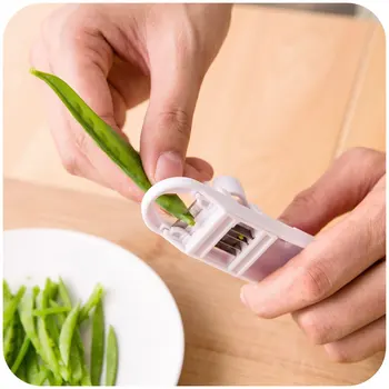 

French Style Green Bean Vegetable Runner Slicer Cutter Stringer Remover Peeler Kitchen Tool L9 #2