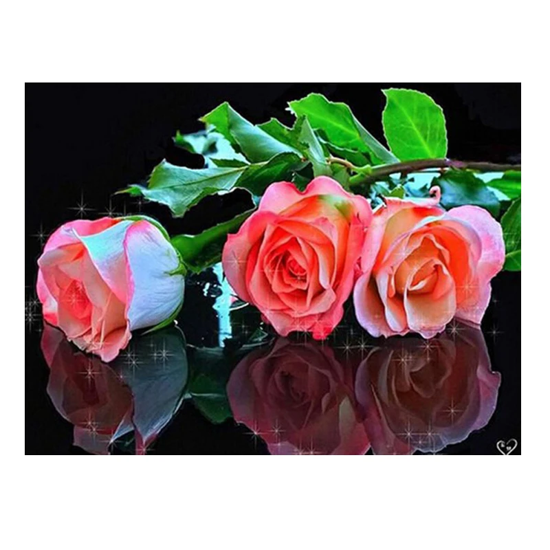 Алмазная вышивка с цветком 5D квадратная крестиком кристаллы наборы алмазов без