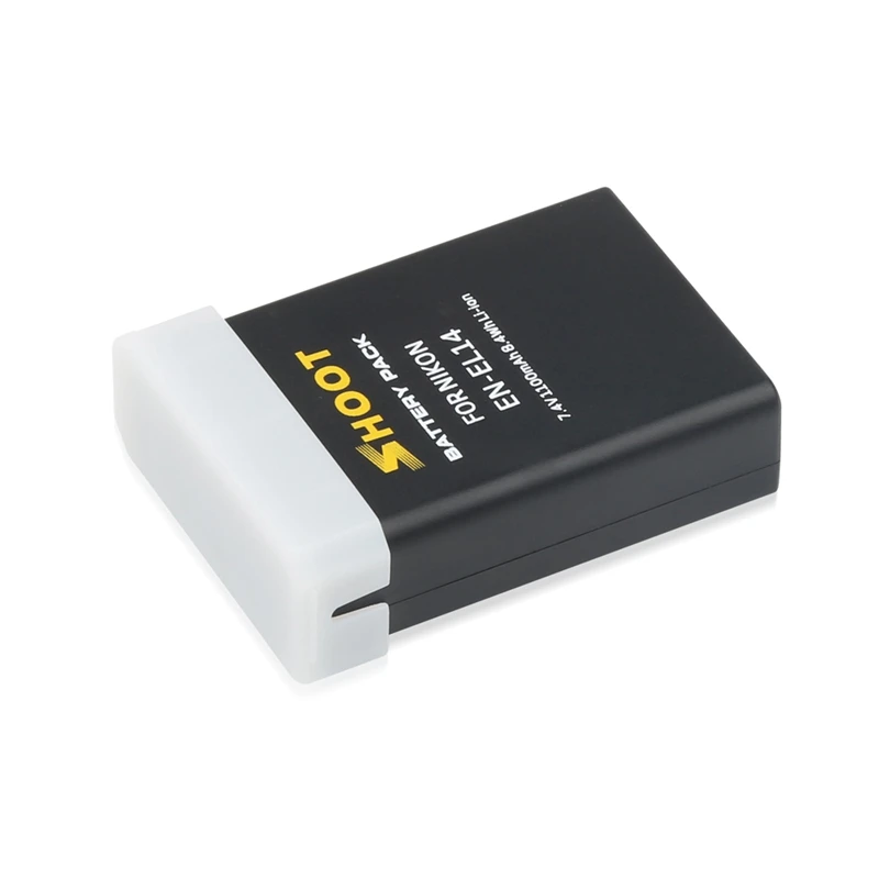 Снимать RU EL14 EN-EL14 EN-EL14A RU EL14A Батарея+ ЖК-дисплей USB Dual Зарядное устройство для Nikon D3100 D3200 D3300 D5100 D5200 D5300 P7000