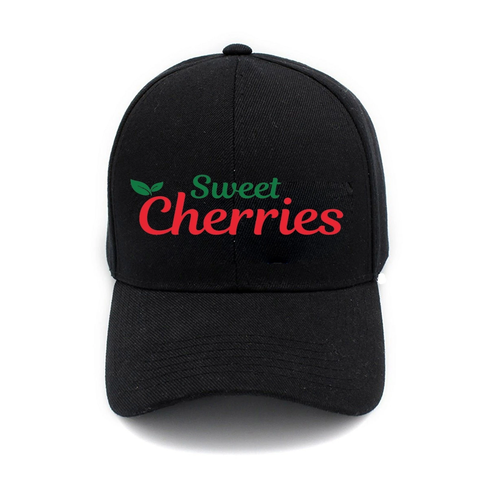 Сладкие вишни Мужчины Женщины Snapback Регулируемая бейсбольная шляпа летняя шляпа