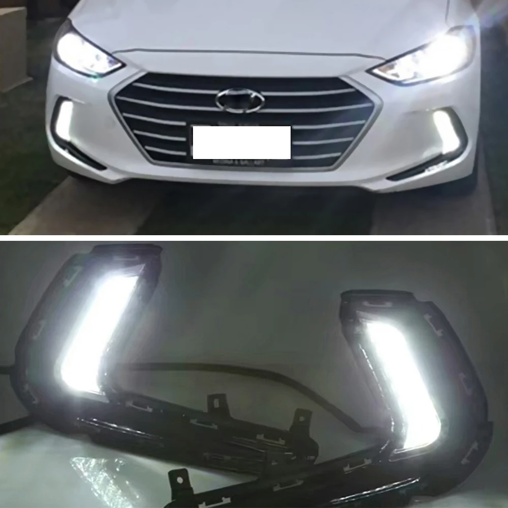 Автомобильная проблесковая 1 пара для Hyundai Elantra 2016 2017 2018 светодиодный автомобиль