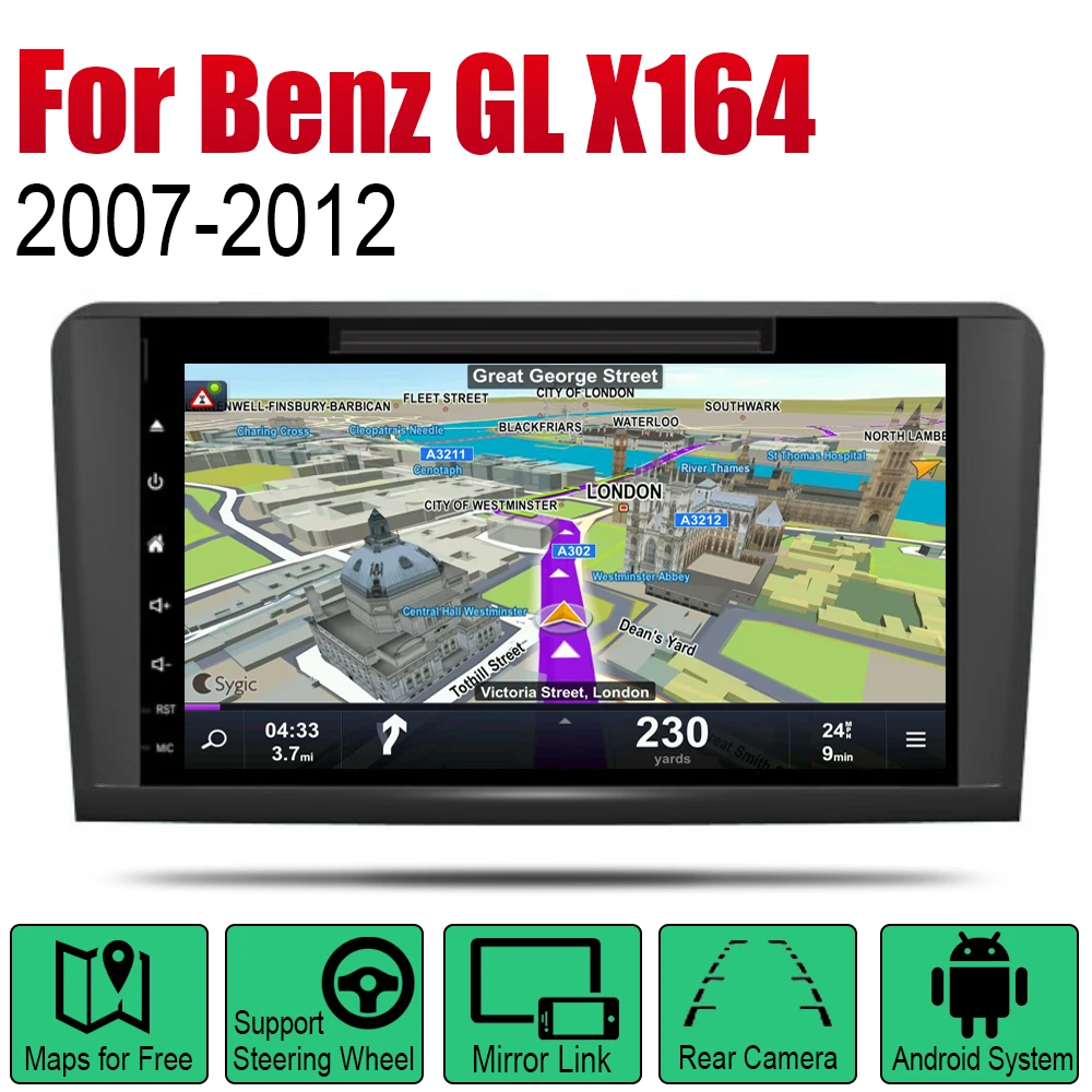 Автомобильный плеер GPS навигация для Mercedes Benz GL X164 2007 ~ 2012 NTG Автомобильная