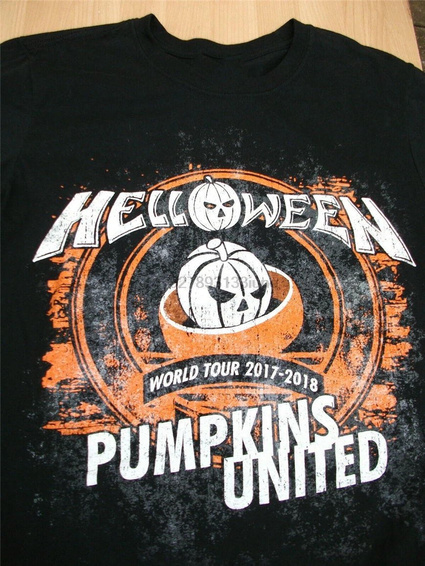 Hellowen Pumpkins Соединенные World Tour футболка группа Live In Concert Gr & ouml szlige M Hemd модная