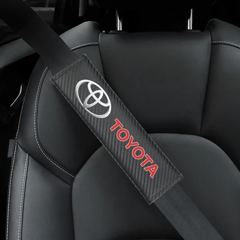 

Car Seat Belt Cover Padding Auto Seat Belt Strap Protector Cover Pads for toyota camry chr corolla rav4 yaris prius Accessories