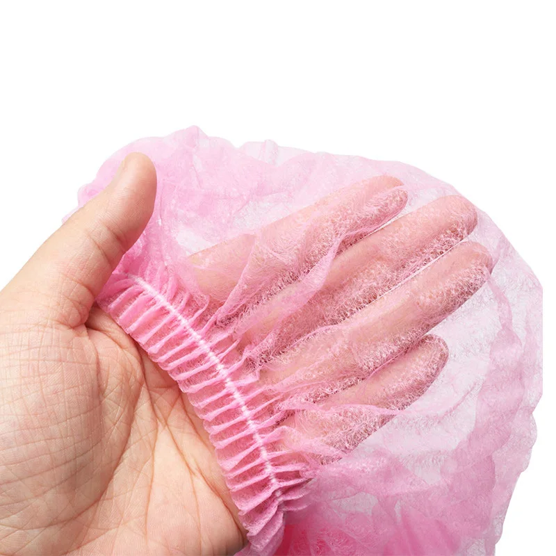 HOT 100 PCS Disposable Caps Shower Clear Waterproof Hat Pleated Anti Dust Hat Women Bath Bonnet Hair Salon Beauty tools HOT 100 PCS Disposable Caps Shower Clear Waterproof Hat Pleated Anti Dust Hat Women Bath Bonnet Hair Salon Beauty tools