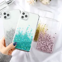 

Soft Case For iPhone 11 Case Glitter Bling Funda iPhone 12 Pro Max Cases For IPhone12 11Pro XR XS Max 7 8 Plus 6 6s SE 2 Cover