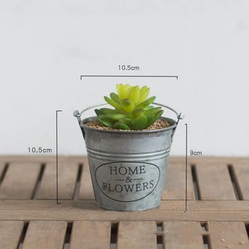 

Iron Flower Bucket with Handle Hanging Balcony Flower Pot Hanging Basket Flower Pot Balcony Decorations Decor Home