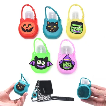 

1Pcs 30ml Funny Cute Xmas Halloween Hand Sanitizer Shower Lotion Holder Sub Bottle