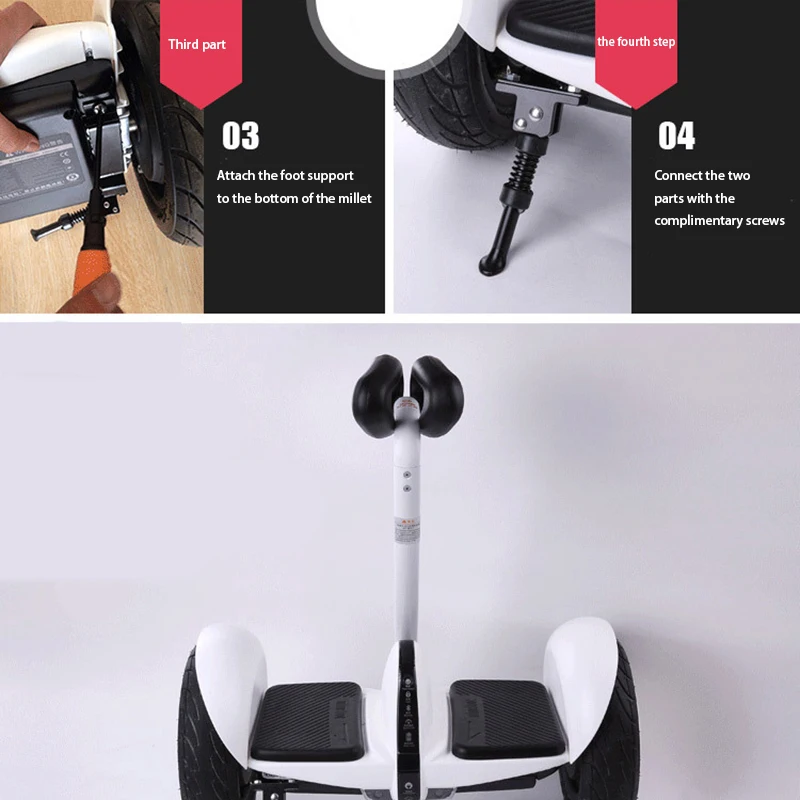 Подставка для ног для Xiaomi Ninebot Электрический самокат баланс Автомобильный Электрический скутер аксессуары Алюминиевый сплав стояночный стенд