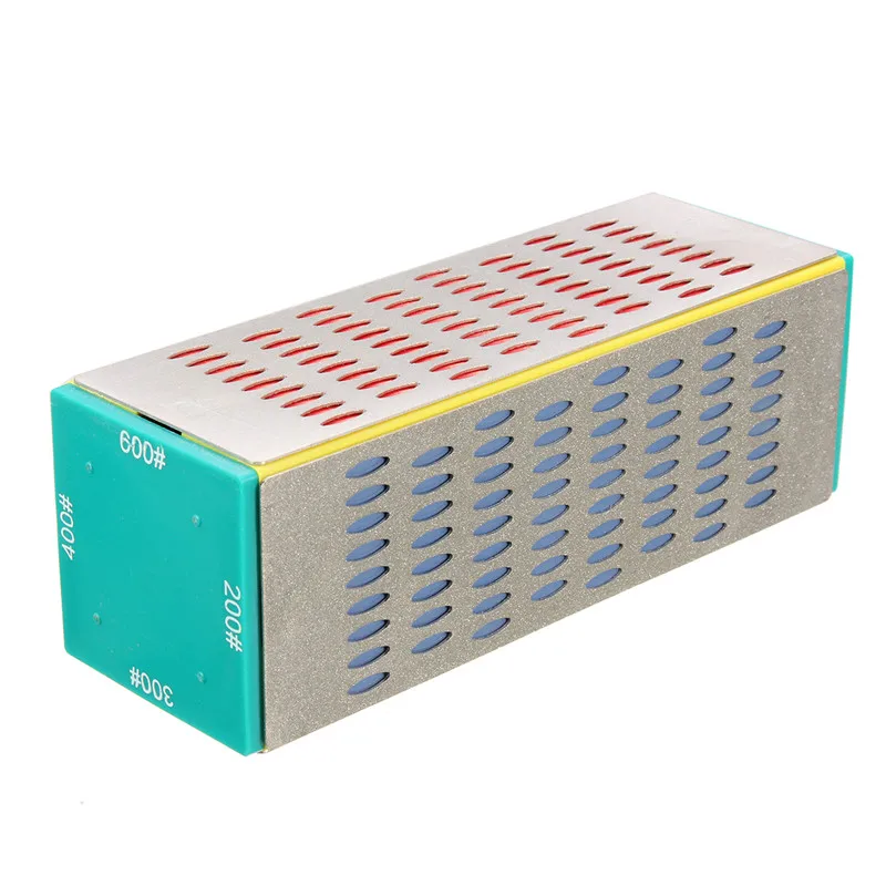 Koop 15x5x5cm Professionele Keuken Messenslijper Steen Diamant Slijpsteen Diamant Slijpsteen 200 300 400 600 grit