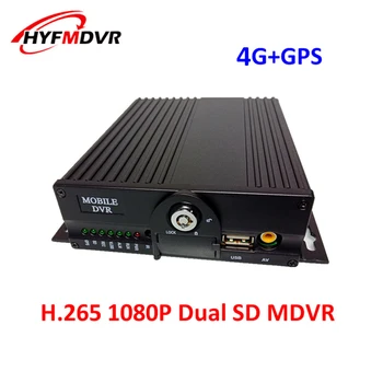 

Integrated ADAS & DSM 4 Channel Mobile DVR Truck Bus Vehicle HDD MDVR with 4g gps