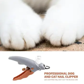 

Professional Pet Cutter Dog Cat Nail Clipper Beauty Scissors with LED Lighting Pet Nail Cutting Machine Pets Beauty Accessories