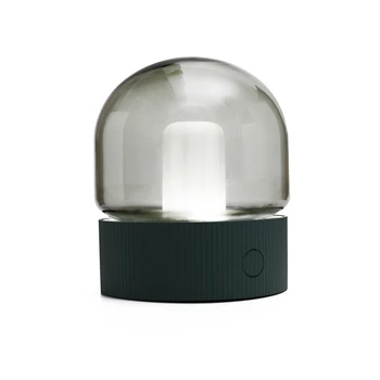 

Creative Nostalgic Glass Night Light Bedroom Bedside Sleeping Lamp Coffee Bar USB Charging Breathing Night Light