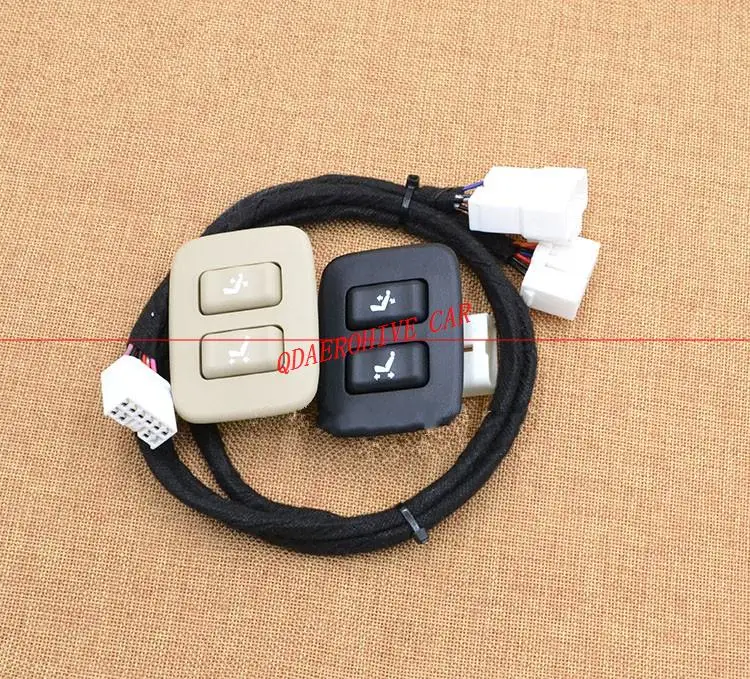 

QDARCTIC Seat Adjustment Switch For Toyota Crown Reiz Camry Highlander Prado come with wires