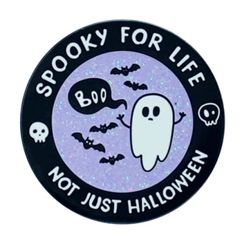 

Spooky For Life Not Just Halloween Enamel Pin
