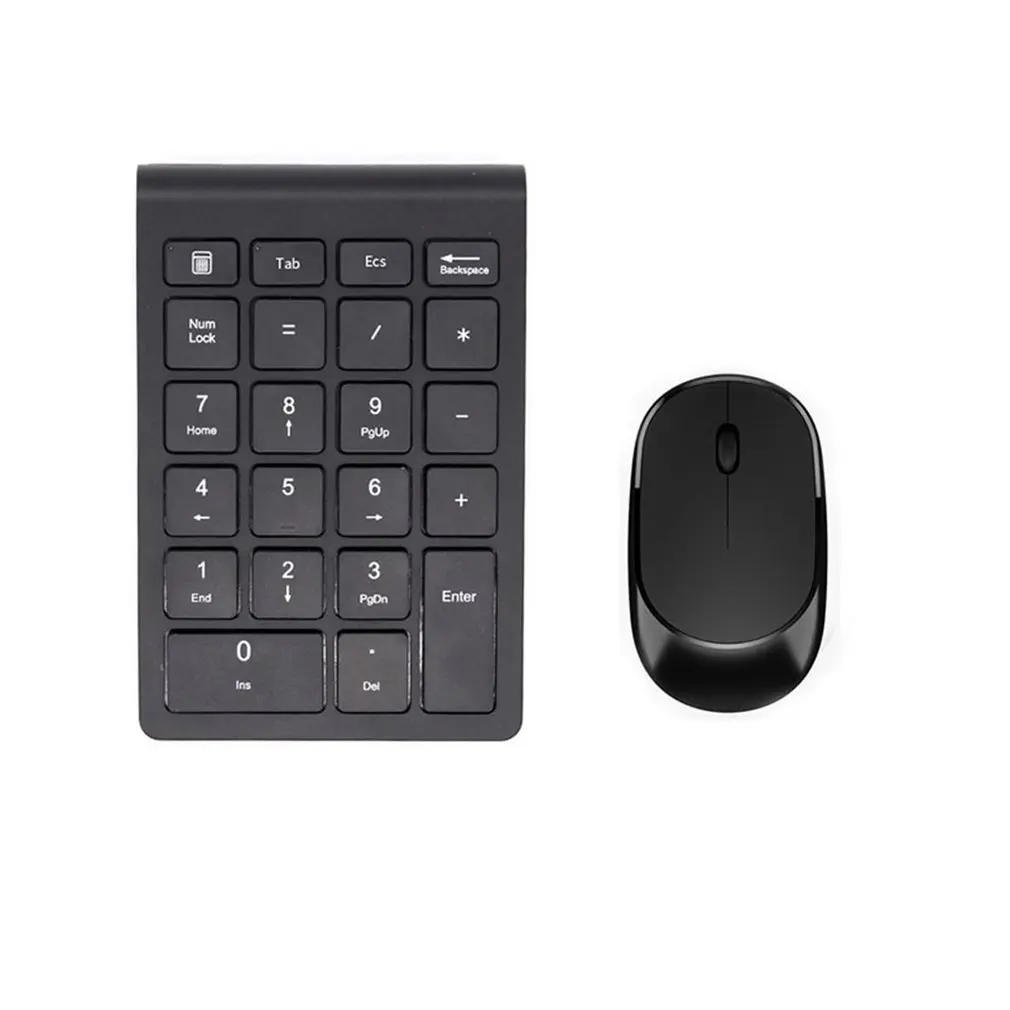 Wireless Number Pad Numeric Keypad+Mouse Set 22 Keys 2.4GHz Financial Accounting Keyboard for Laptop PC Notebook | Компьютеры и офис