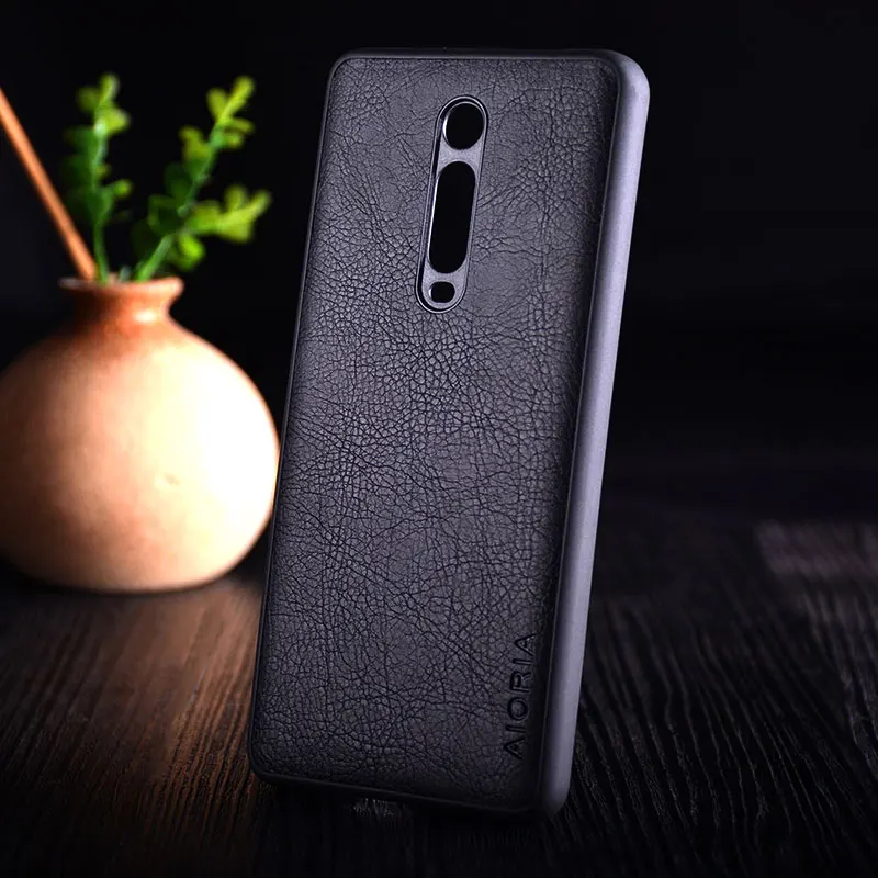 Чехол для Xiaomi Mi 9t redmi k20 pro mi9t роскошный винтажный кожаный чехол с текстурой личи из