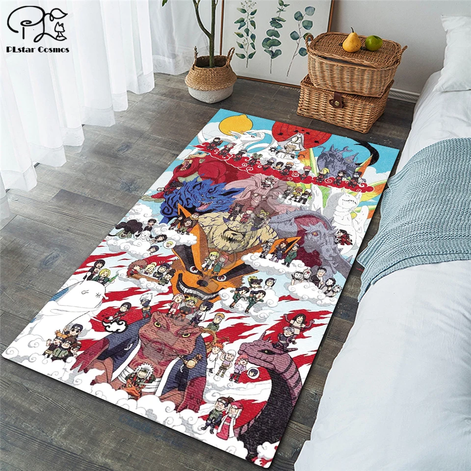 Ковер с аниме Наруто Детский ковер для игры в футбол поля спальни гостиной