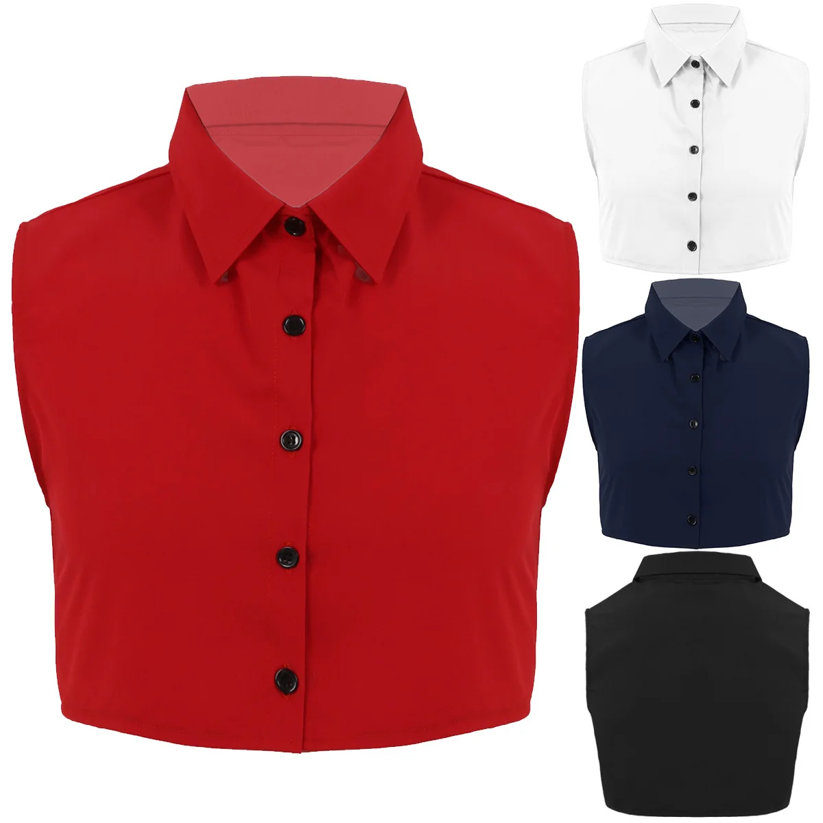 Mens Fashion Fake Collar Detachable 