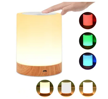 

Led Touch Sensor Dimmable Table Lamp Baby Room Sleeping Aid Bedside Led Night Light With Usb Cable 3e16