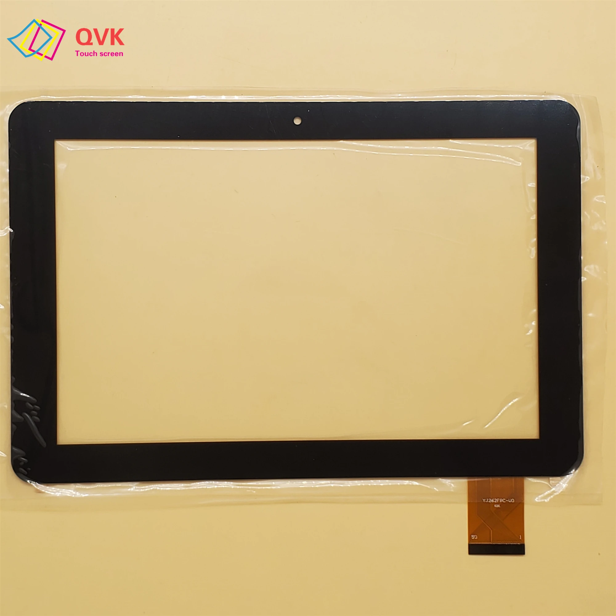 

Запасные части для ремонта емкостной сенсорной панели P/N YJ262FPC-V0 Black touch