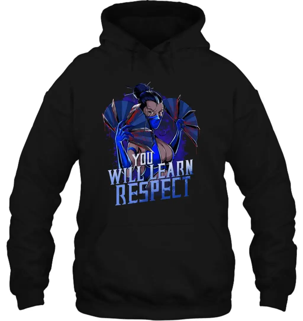 Мужская толстовка с капюшоном Kitana, унисекс, топ с принтом, женская уличная одежда