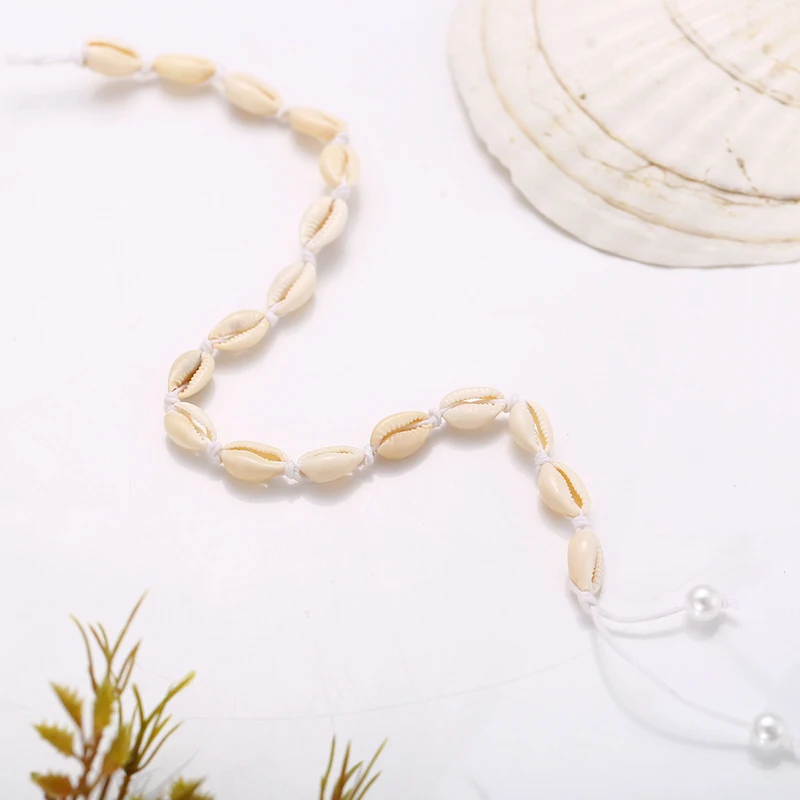DoreenBeads, модное колье, ожерелье для женщин, ювелирные изделия, черные и белые бусы в виде ракушки, вечерние аксессуары, подвески, подарок, длина 37,2 см, 1 шт