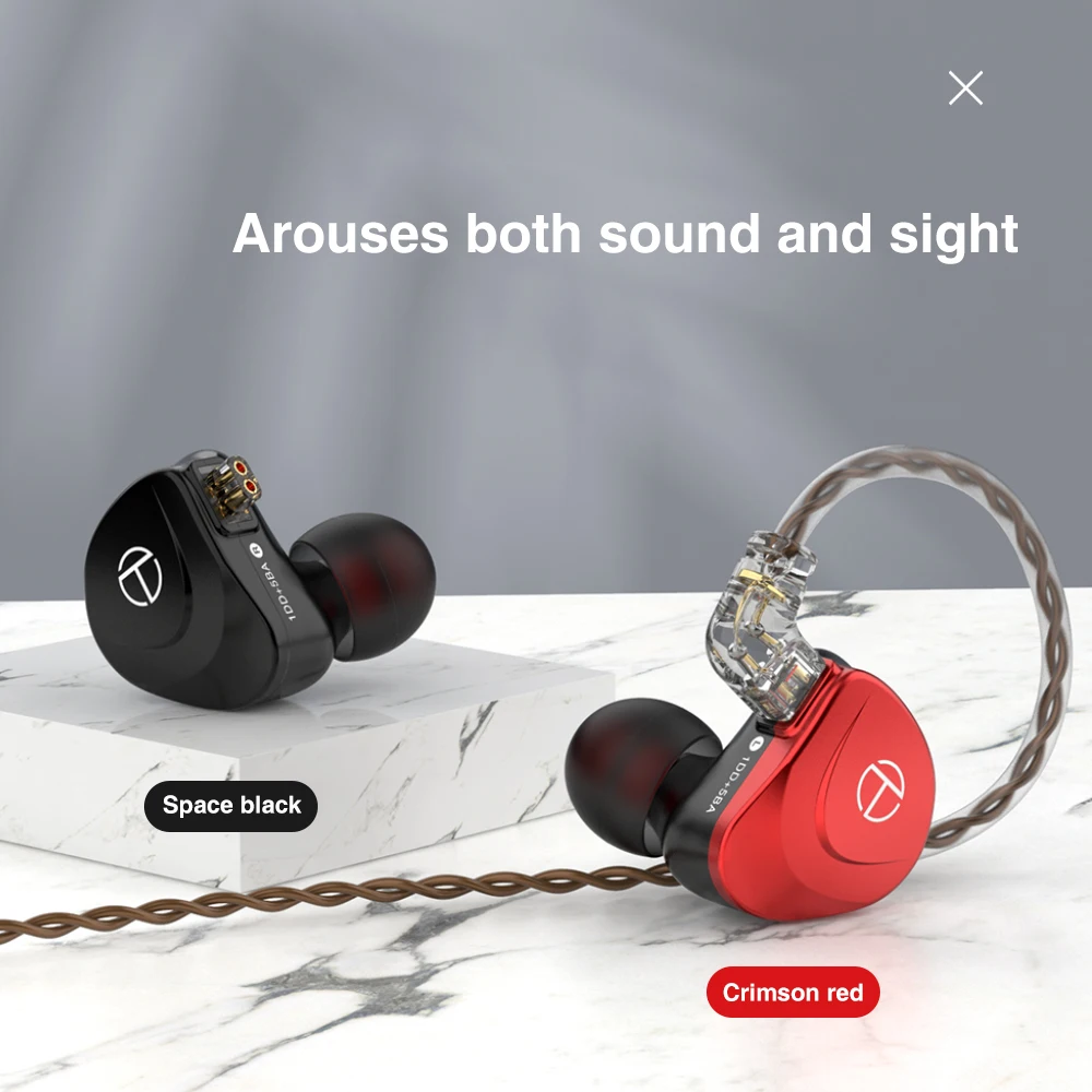 TRN V90S 5BA+1DD In Ear Earphone Metal Headset