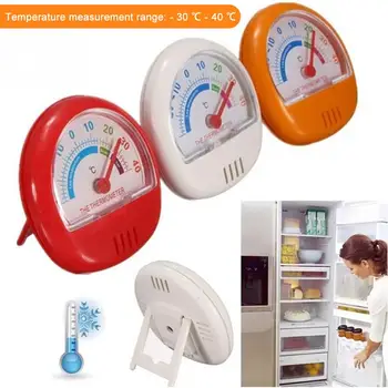 

Refrigerator Thermometer Outdoor Indoor Mini Plastic Kitchen Fridge Freezer Thermometers Large Dial Temperature Sensor D25