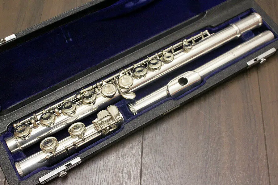 

MURAMATSU M-150 16 Holes Closed C Tune Flute High Quality Performance Musical Instrument Copper-nickel Silver Plated Flute With