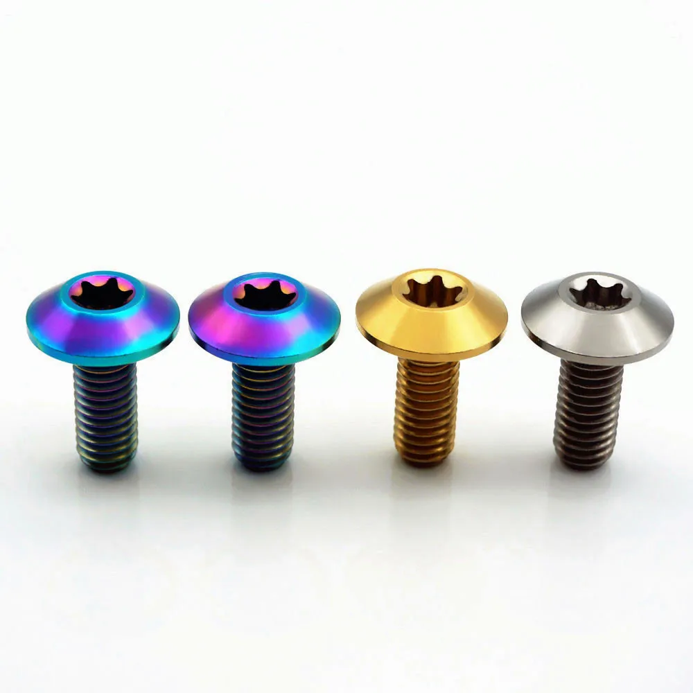 1 шт. титановые винты Torx Ti болты M5 x 15 / M6 12 20 крепеж ракушки мотоцикла для выхлопной