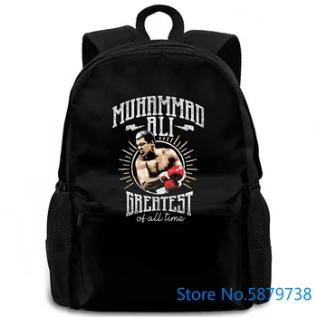 

MUHAMMAD ALI OF ALL TIME BLACK adult Loose women men backpack laptop travel school adult student