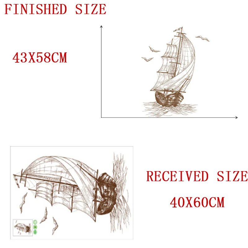 Творческий DIY 3D парусник наклейки на стену потолок ванная комната виниловый плакат наклейка гостиная домашнее украшение для детской комнаты украшение - Цвет: as pic