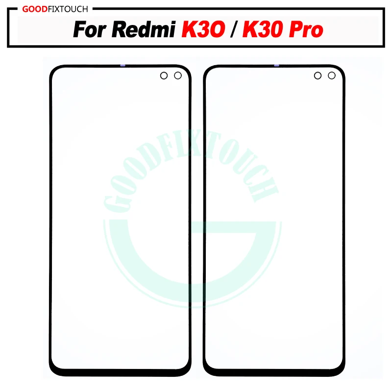 Для redmi k30 pro Переднее стекло сенсорный экран верхняя линза ЖК внешняя панель