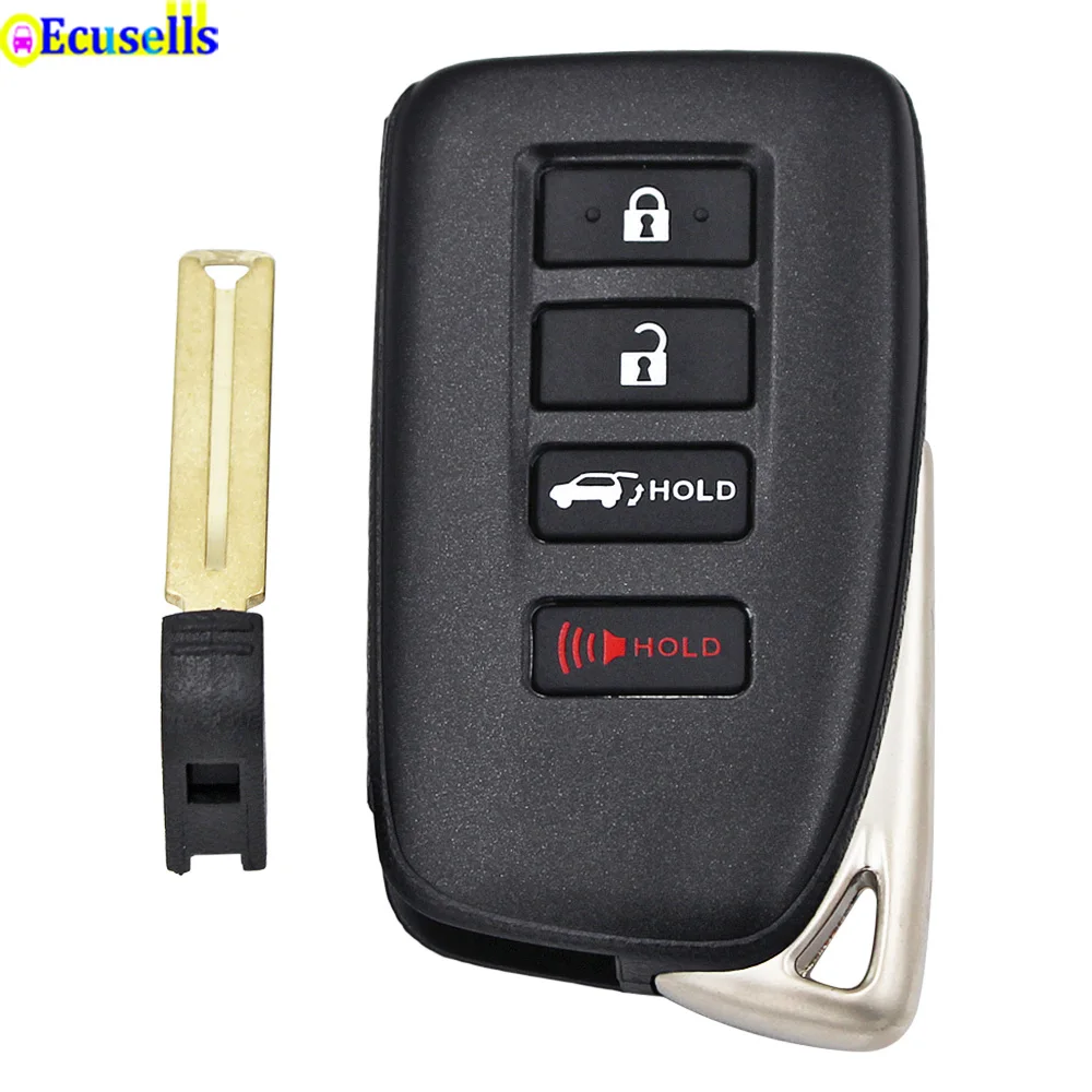 4 Button Smart Remote Control Key Case Shell Fob (SUV) for Lexus RX350 RX450h NX200t NX300h with Matt Face TOY12 Blade | Автомобили и