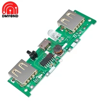 DC 5V 1A 2A Mobile Power Bank Ladegerät Control Board Micro USB Polymer Lithium-Batterie Lade Board DIY Schritt up Steigern Modul