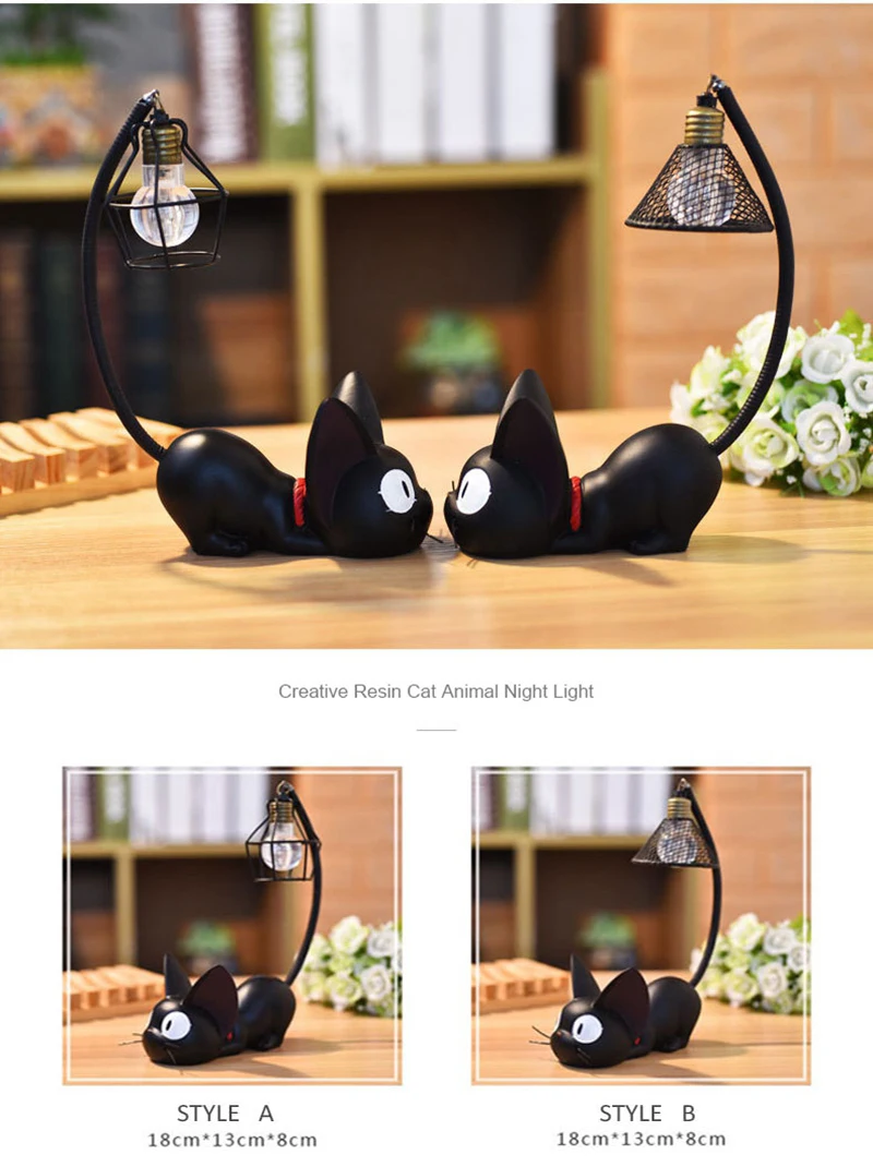 Buy Kiki's Delivery Service Jiji Cat Led Desk Lamp (2 Designs) Lamps