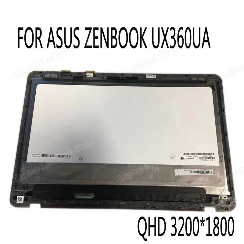 For Asus Zenbook UX360U UX360UA LCD Screen+Touch Digitizer Assembly 3k 3200*1800 laptop panel LP133QD1 SPB2 40 PIN LVDS | Компьютеры и