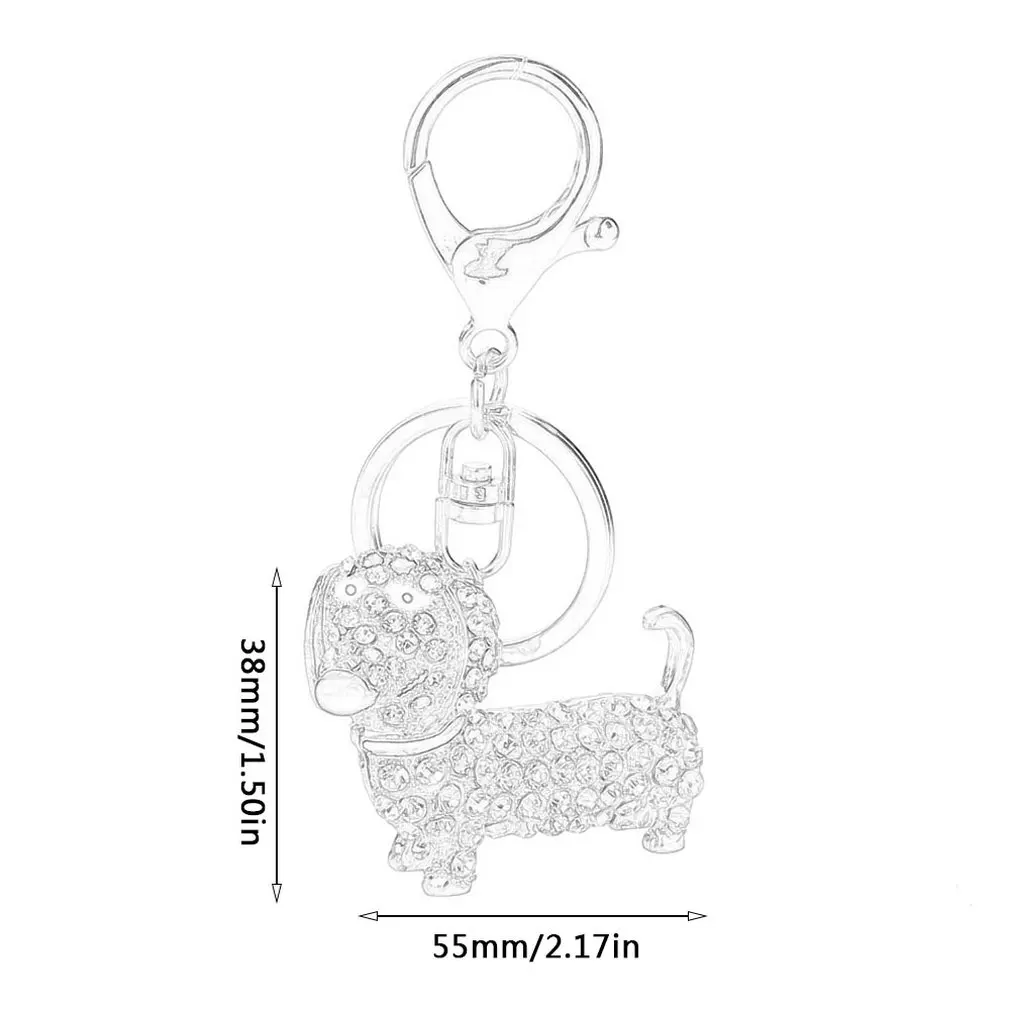Маленький прекрасный красивый горный хрусталь Одежда для собак дизайн сумка для ключей Автомобильный брелок для ключей подвеска лучшие подарки для кошелька