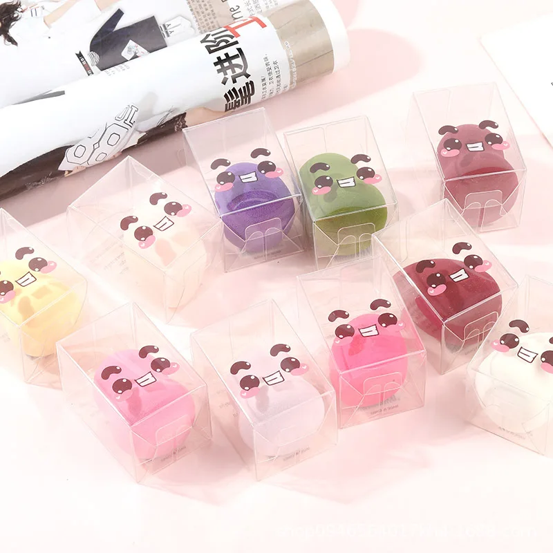 

Pao shui da Multi-color Miter Puff Cosmetic Egg Wet And Dry Dual Purpose Gourd Powder Puff Sponge Puff Water Droplet Water Large