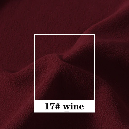 wine 160X50 см мягкий стрейч флис ткань для платья пижамы одеяло домашняя плюшевая игрушка "сделай сам" аксессуары ткань для украшения - Цвет: wine