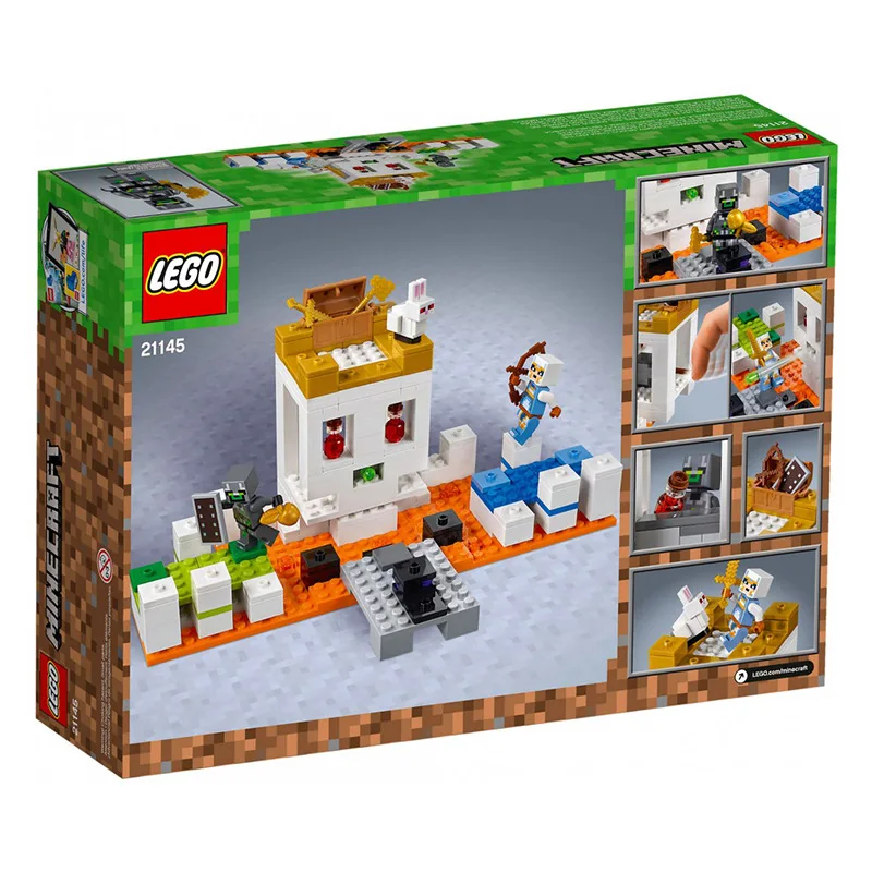 

August New Products Lego LEGO Building Blocks My World 21145 Children Assembled Skull Arena Toy Gift