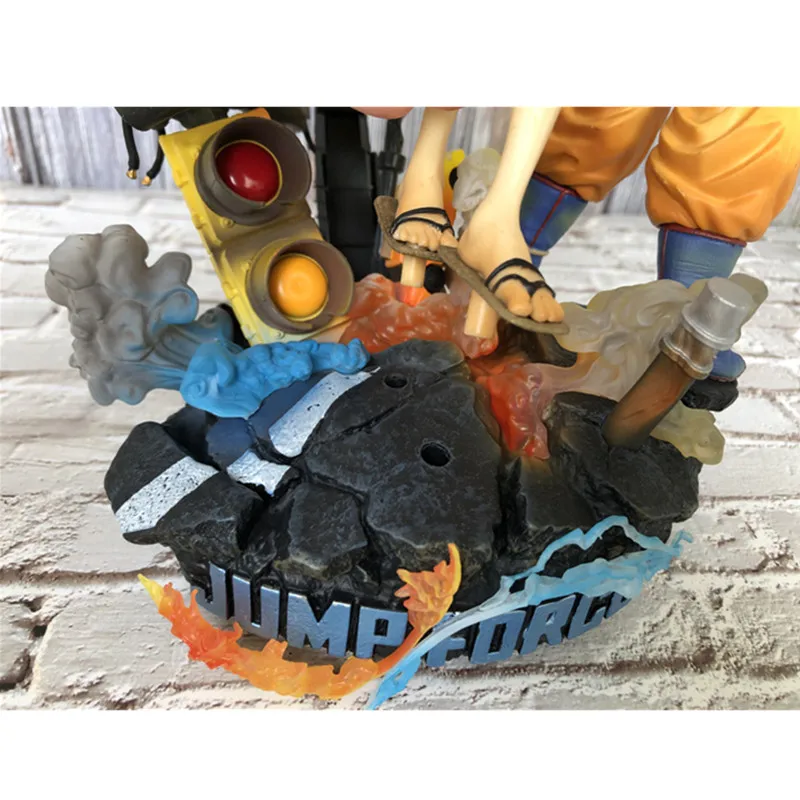 Аниме Dragon Ball Наруто ONE PIECE Сон Гоку Луффи Узумаки Наруто Большой три Scrimmage GK статуя сбора Морден игрушка M2670