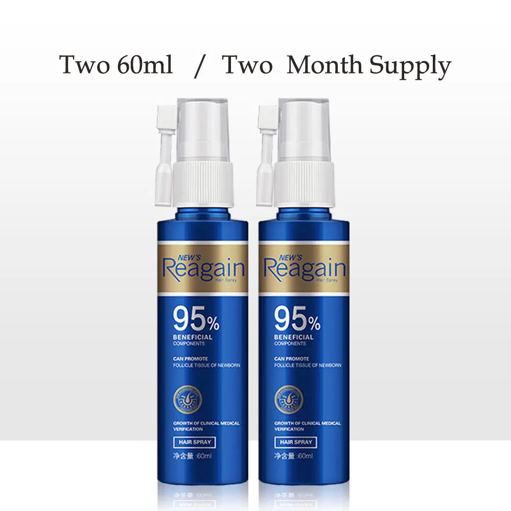 2pcs Hair Growth Oil Treatment Anti Hair Loss Men Beard Growth Oil Topical Solutions Repair Damage Hair Roots Hair Care Products