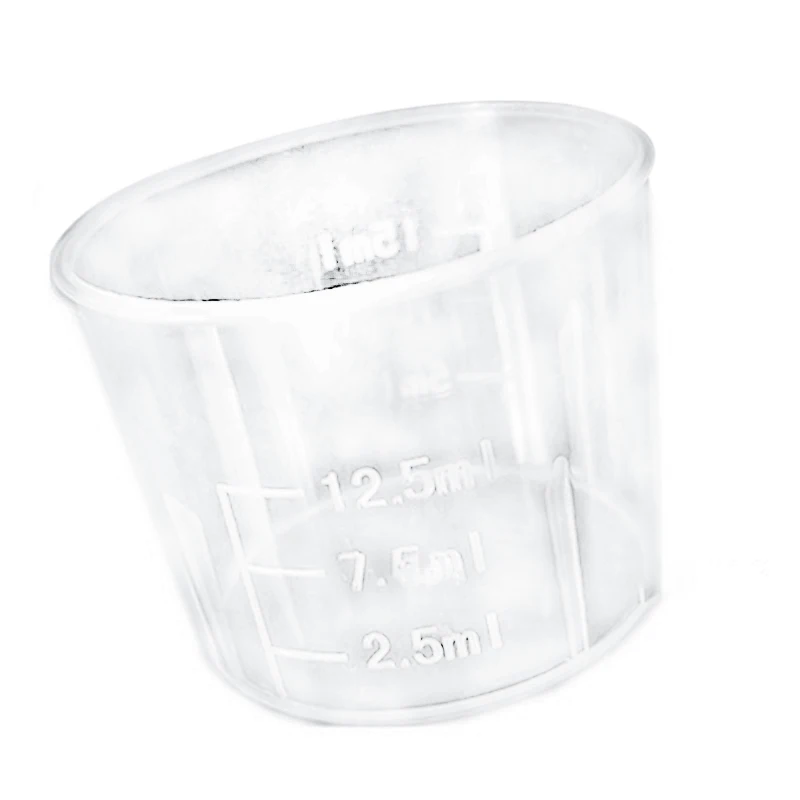 10 шт 15/30 мл, мерный стакан прозрачный пластиковый двухшкальный медицинский мерный контейнер для измерения