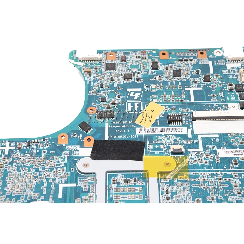 Nokotion A1794327A MBX-224 M961 1P-0106J01-8011 для SONY Vaio VPCEA VPC-EA Материнская плата ноутбука HD 4500 HM55 DDR3