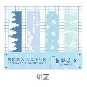 4*20 шт бумажная лента post it notes colorism серия ins wind девичьи руки аккаунт выпуск стикер закладки Закладки закладки - Цвет: 4