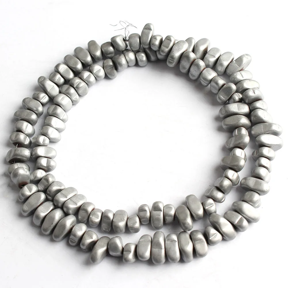Gold Plated Hematite Gravel Spacer Beads