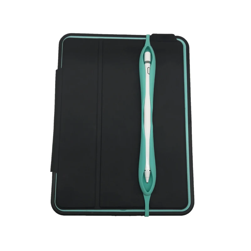 Sky Blue Универсальный чехол для apple pencil holder силиконовая ручка с сенсорным экраном для iPad pencil 2 1 ручка-стилус для планшета Мягкий рукав - Цвета: Sky Blue